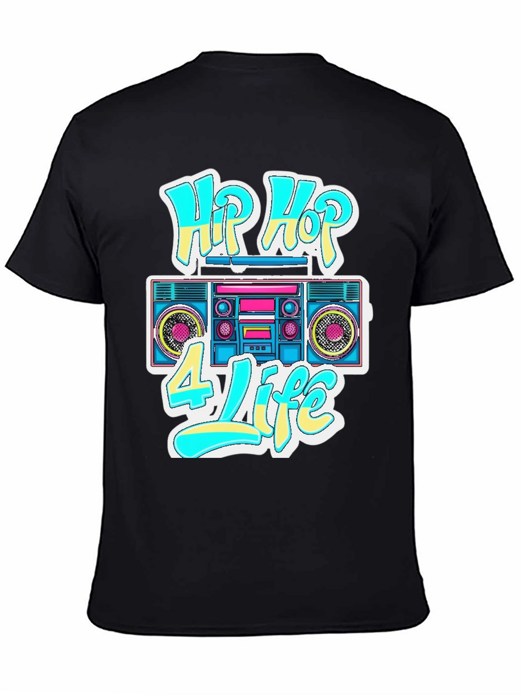 Hip Hop 4 Life Graphic T-Shirt