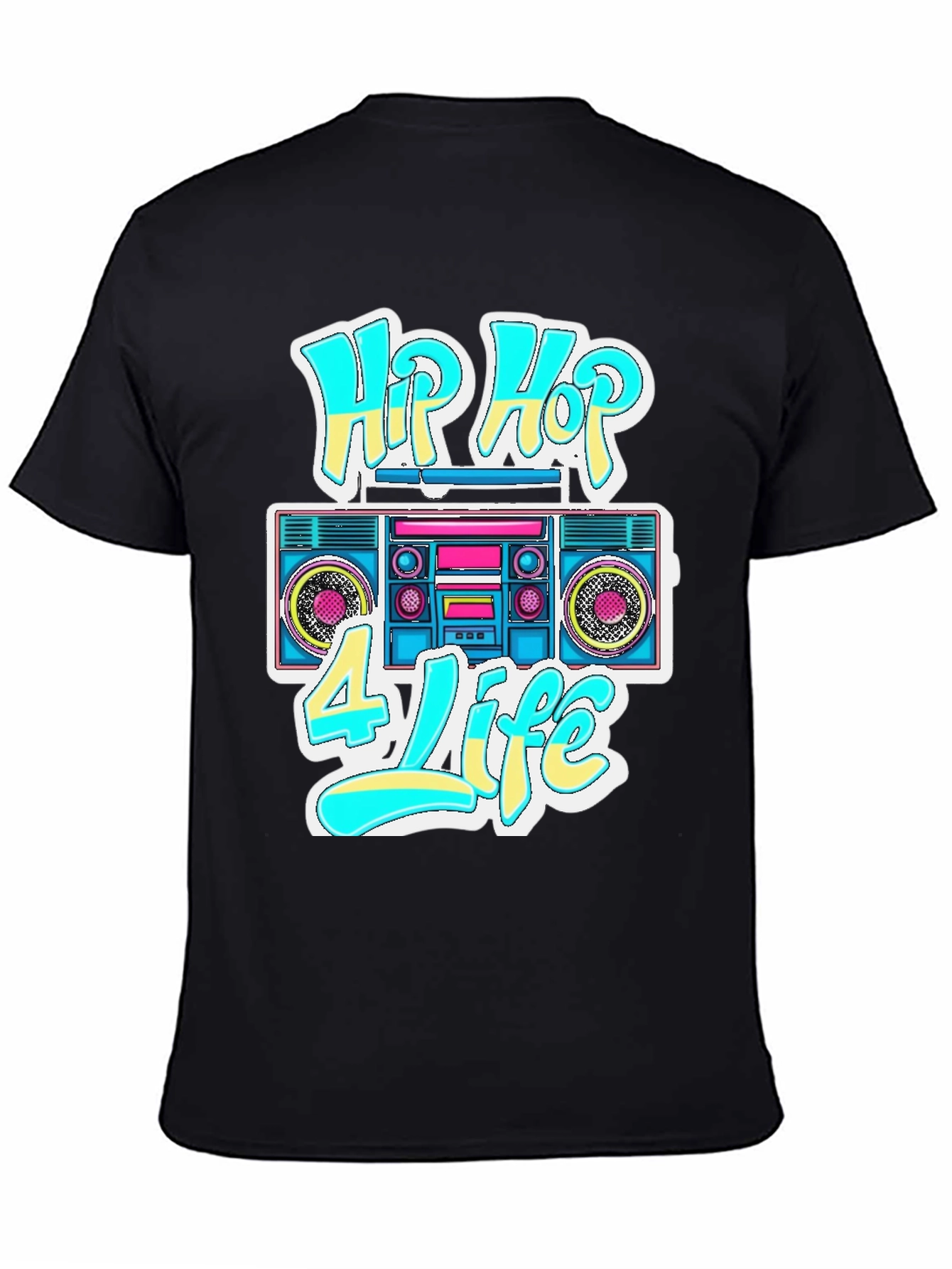 Hip Hop 4 Life Graphic T-Shirt