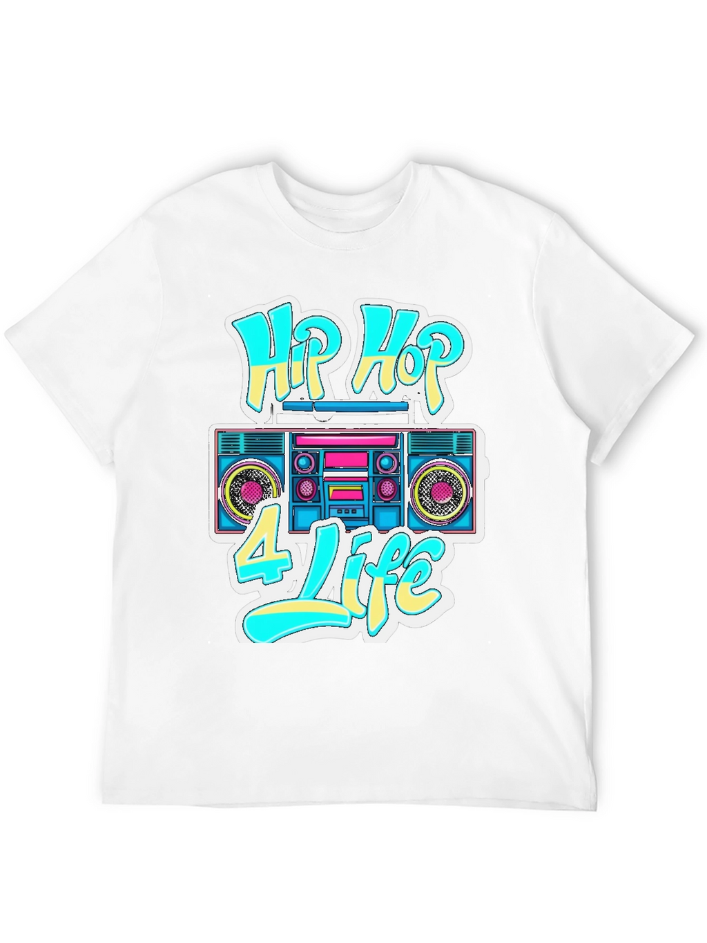 Hip Hop 4 Life Graphic T-Shirt