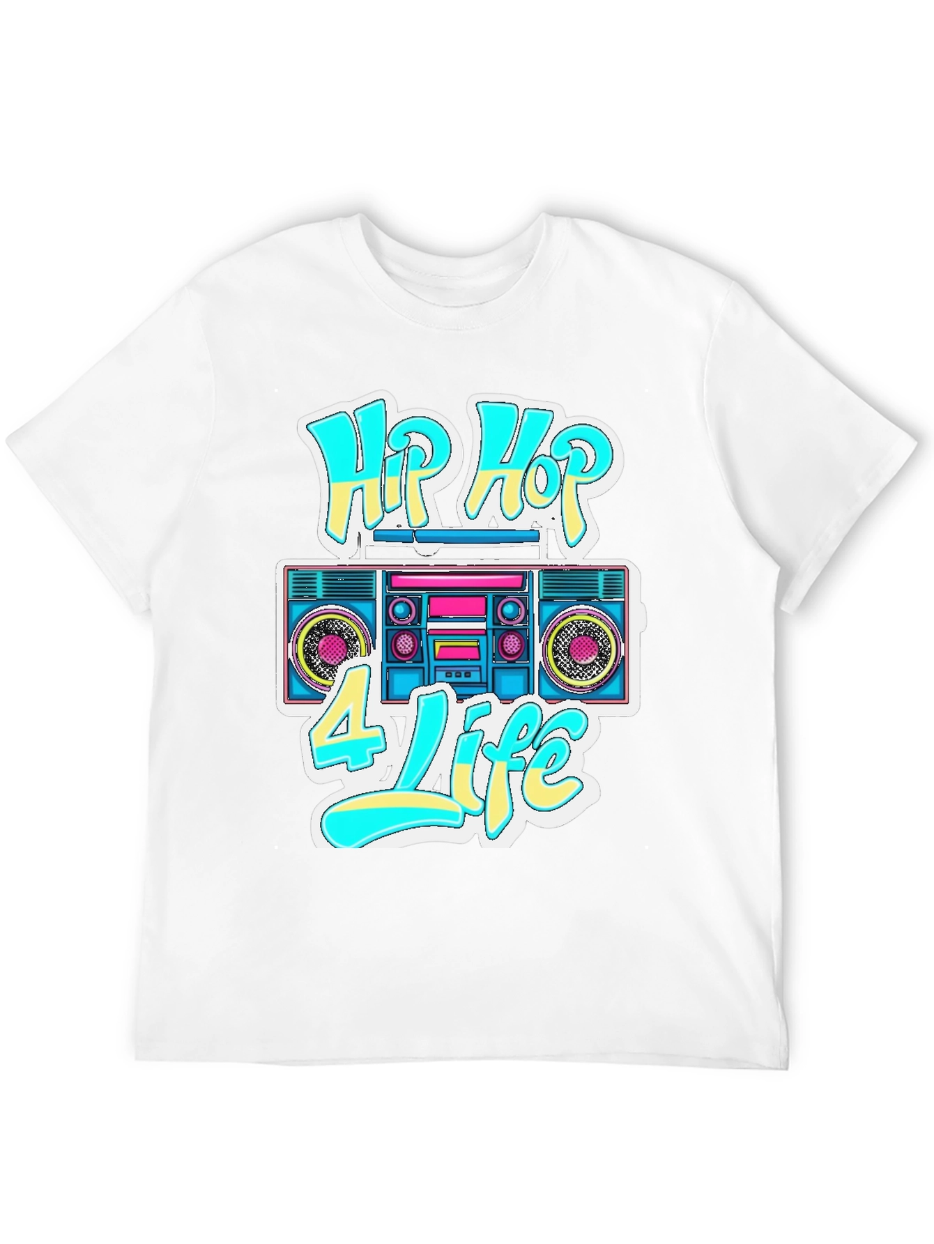 Hip Hop 4 Life Graphic T-Shirt