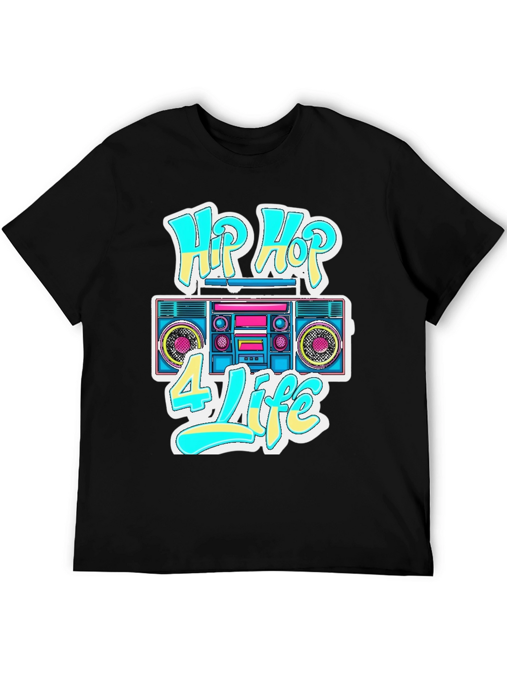 Hip Hop 4 Life Graphic T-Shirt
