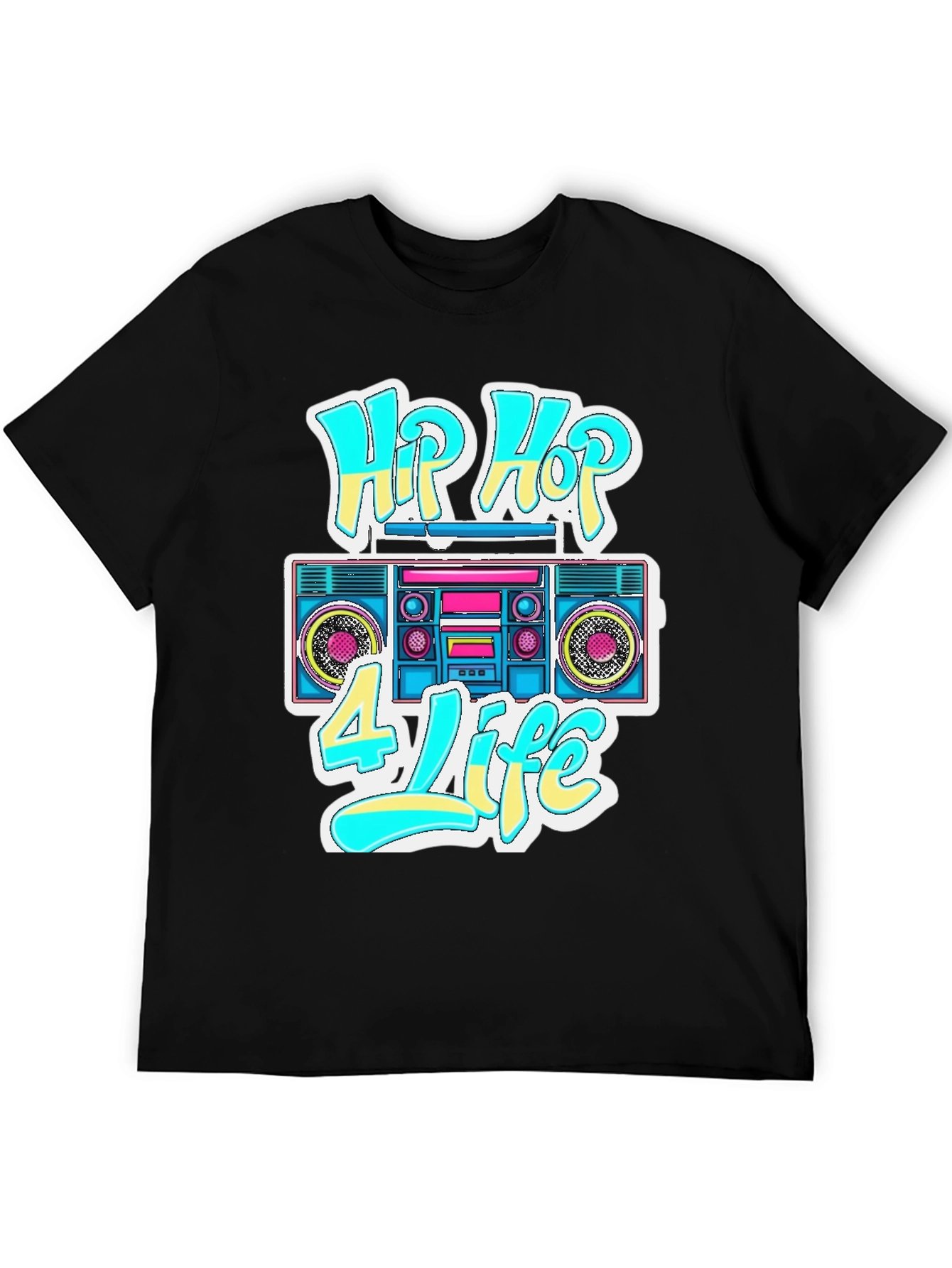 Hip Hop 4 Life Graphic T-Shirt