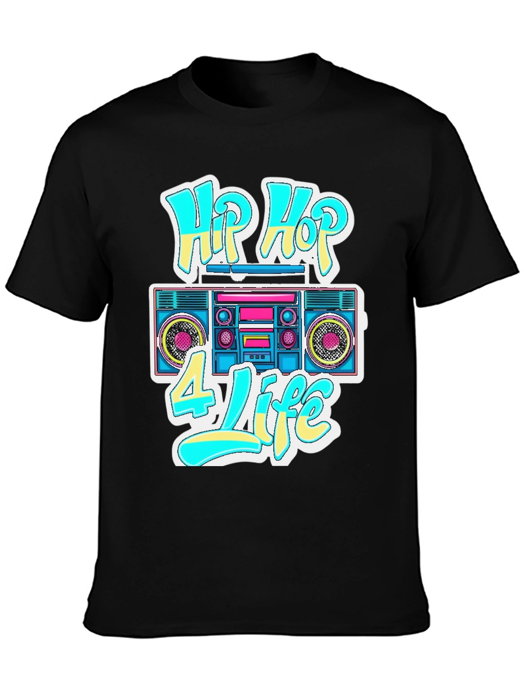 Hip Hop 4 Life Graphic T-Shirt