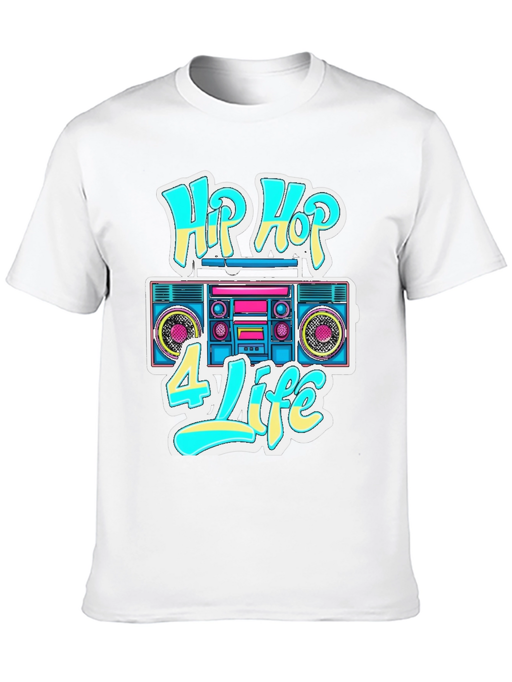 Hip Hop 4 Life Graphic T-Shirt