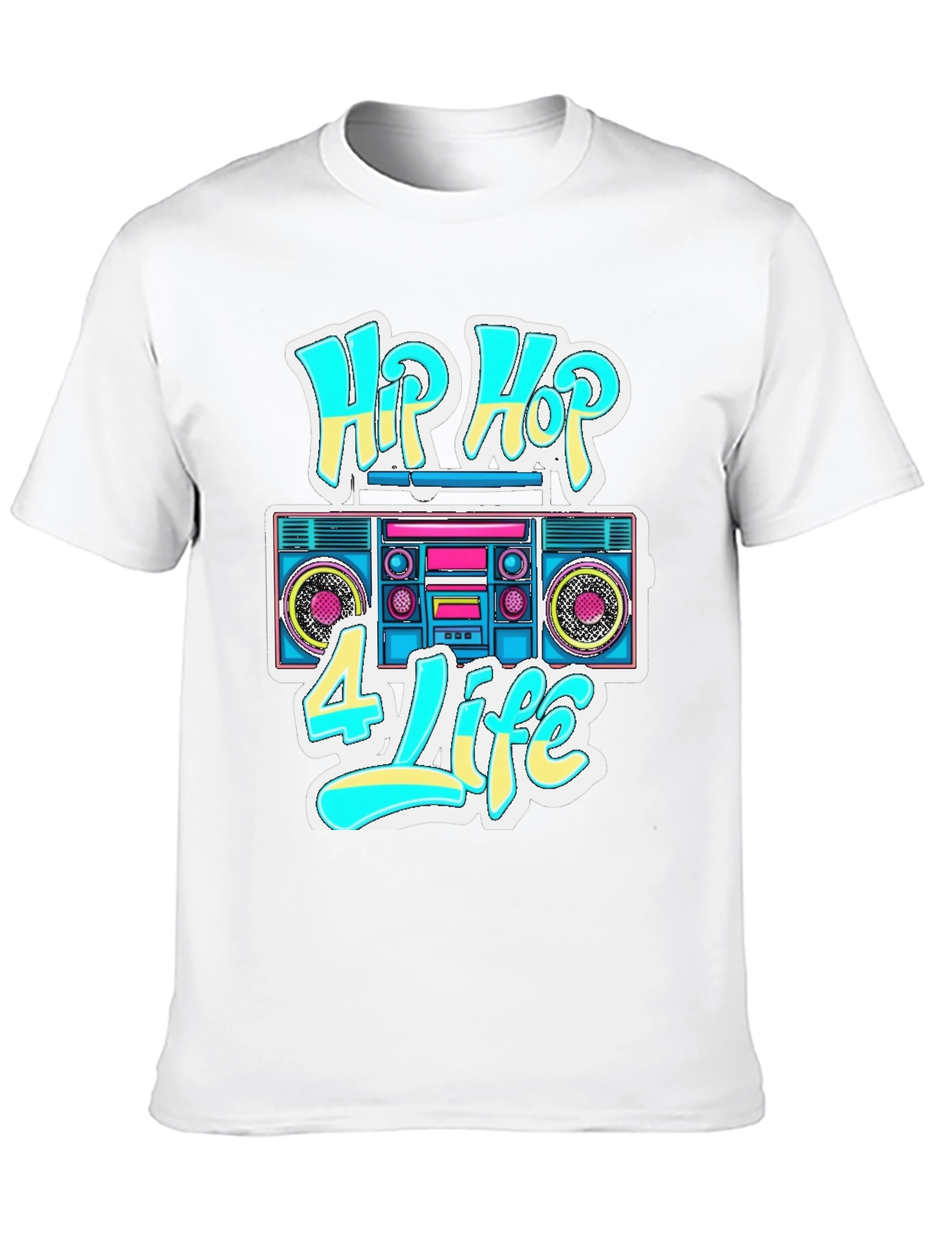 Hip Hop 4 Life Graphic T-Shirt