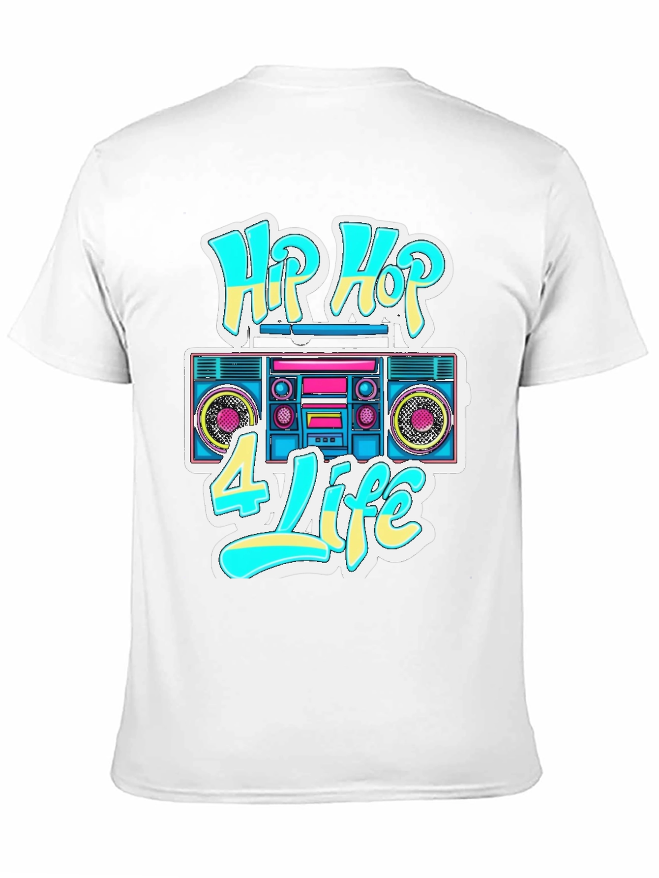 Hip Hop 4 Life Graphic T-Shirt