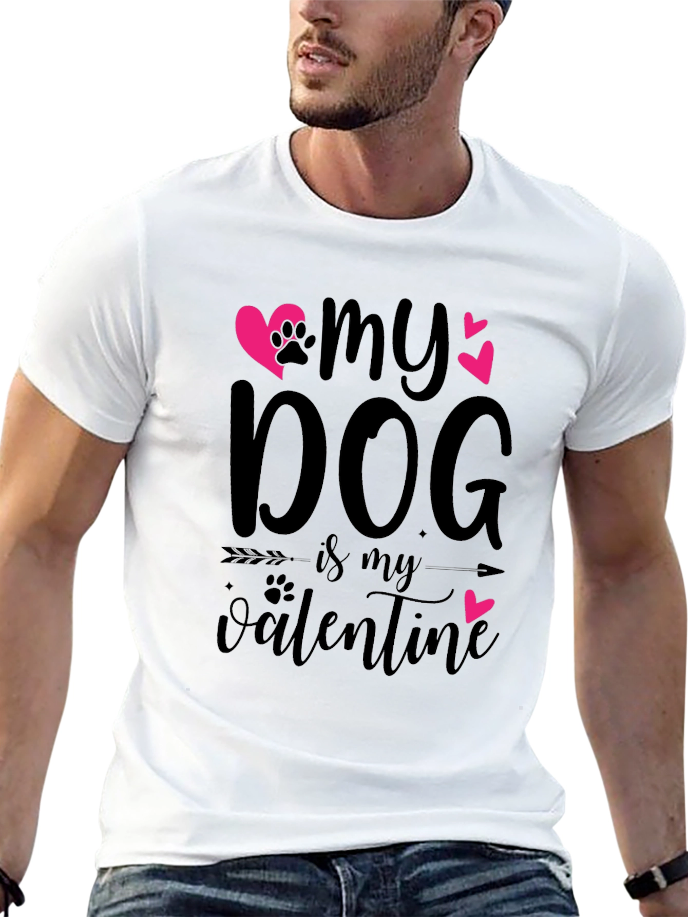 My Dog Is My Valentine T-Shirt