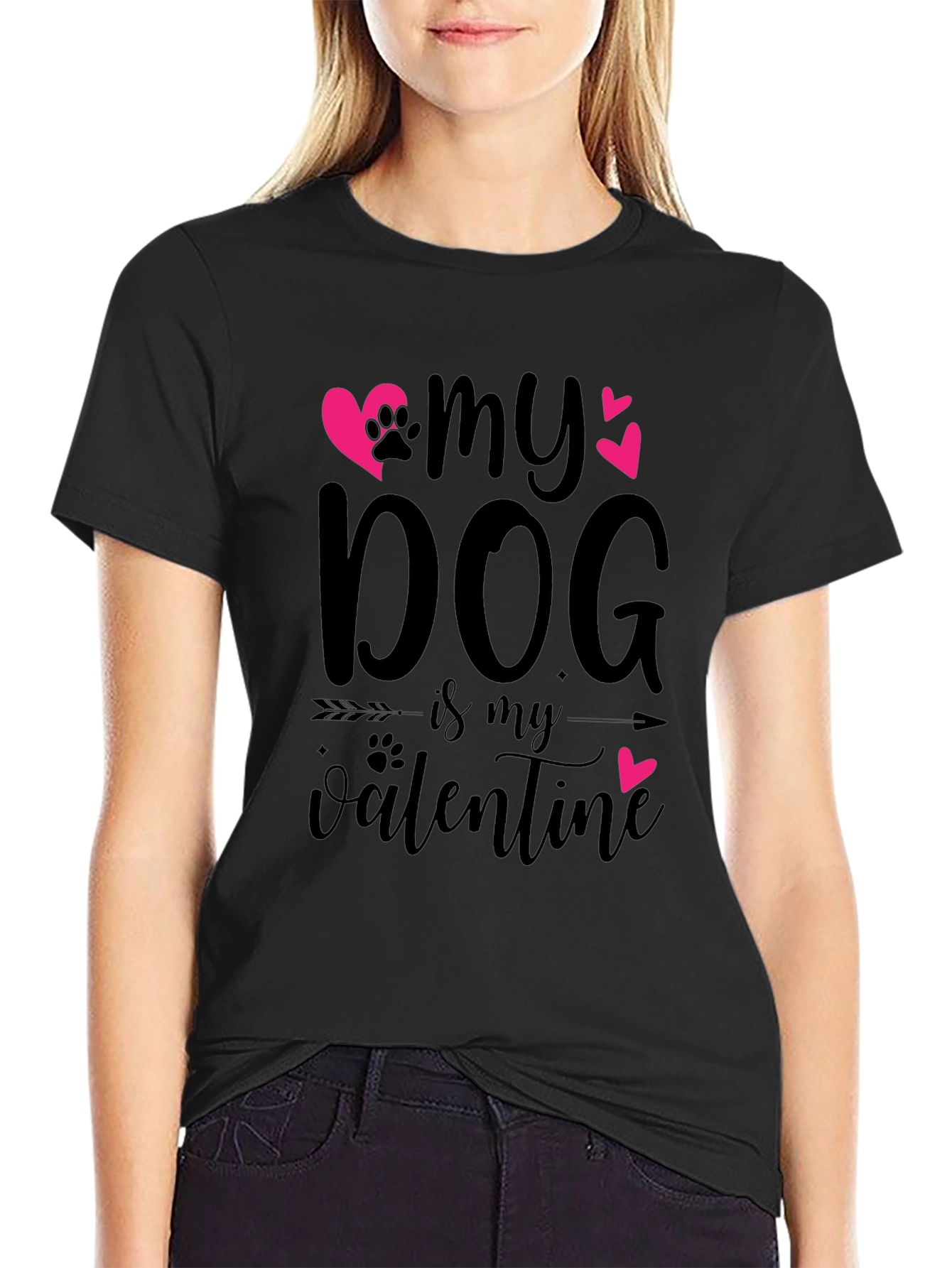 My Dog Is My Valentine T-Shirt