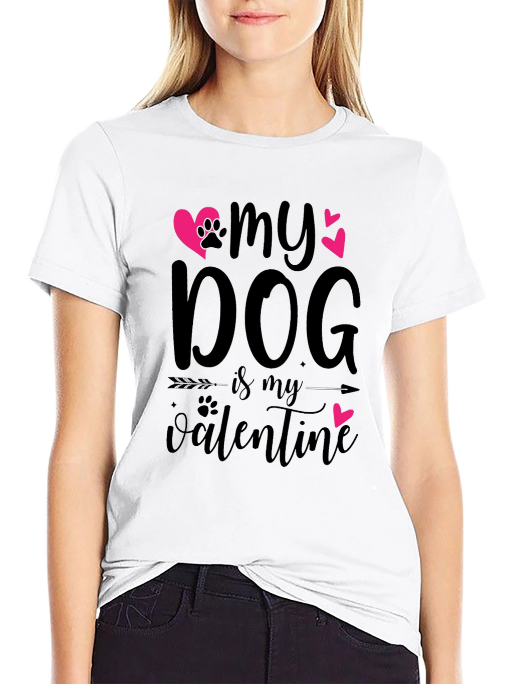 My Dog Is My Valentine T-Shirt