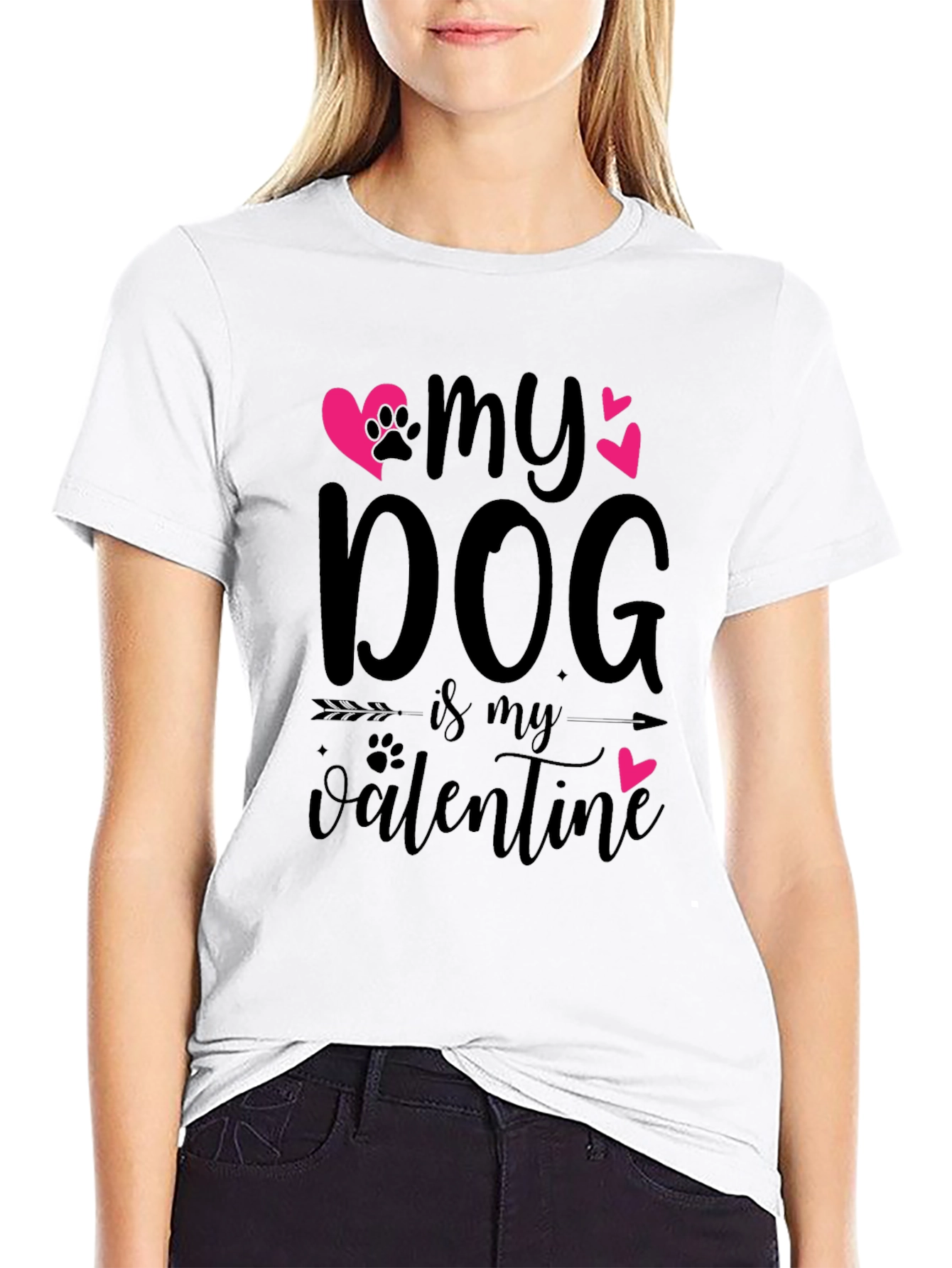 My Dog Is My Valentine T-Shirt