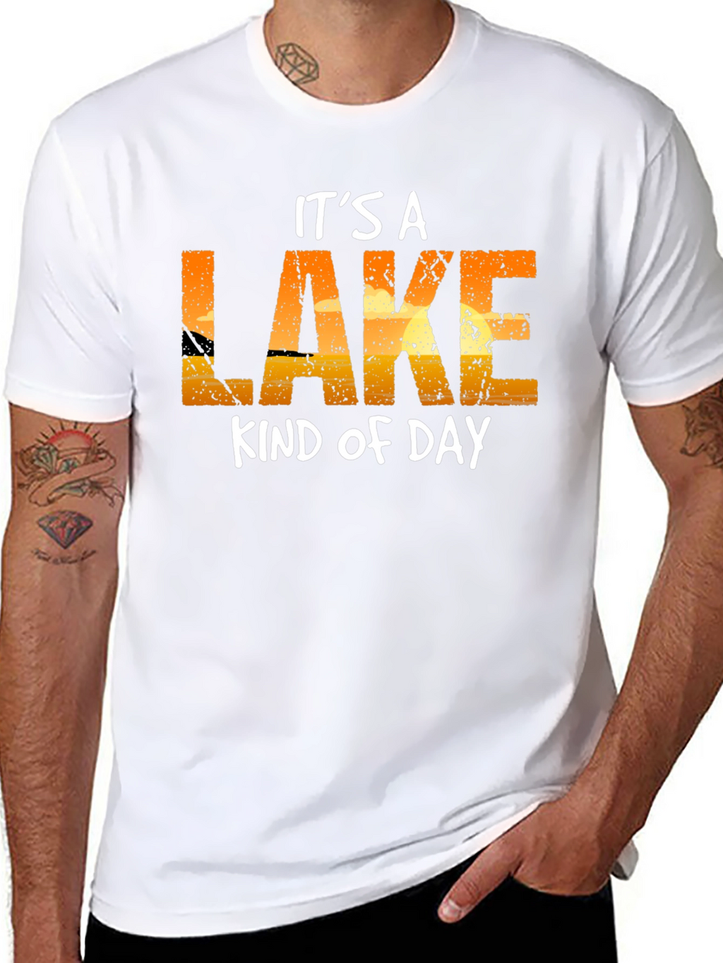 Its A Lake Kind of Day Graphic Tee