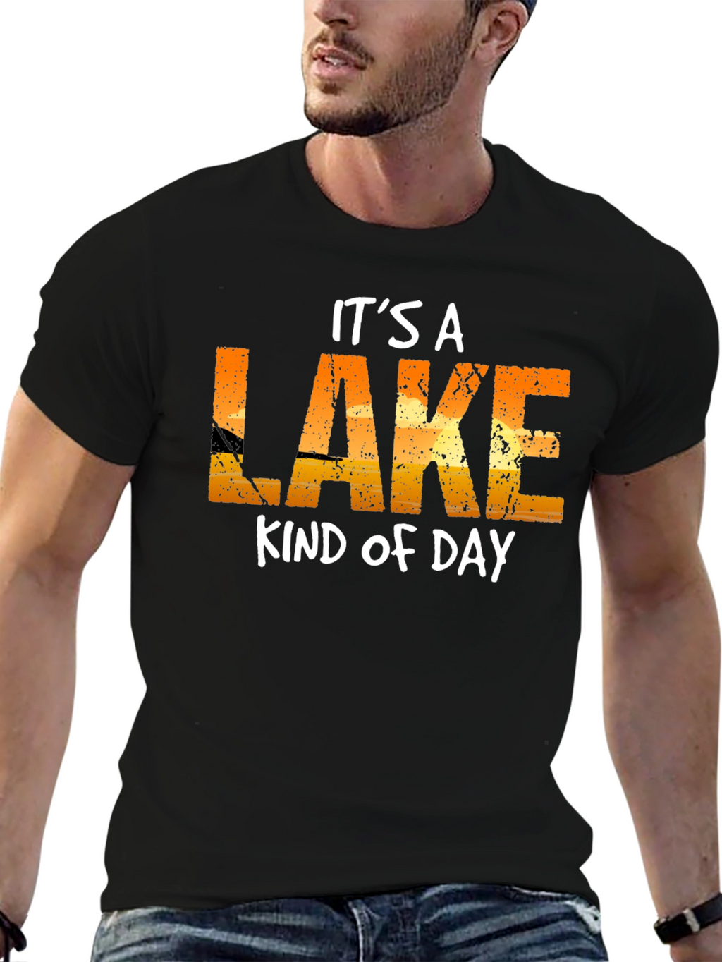 Its A Lake Kind of Day Graphic Tee