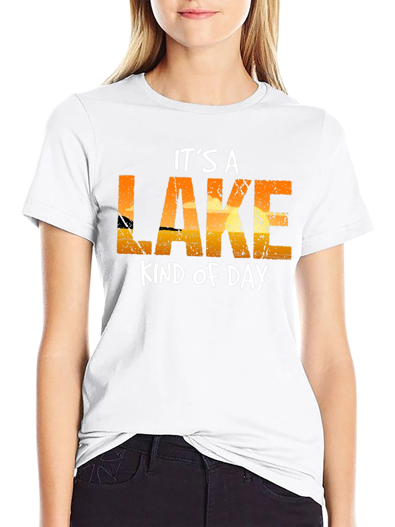 Its A Lake Kind of Day Graphic Tee