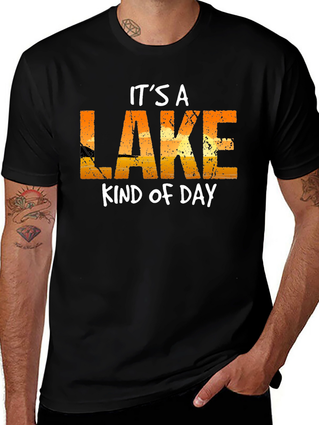 Its A Lake Kind of Day Graphic Tee