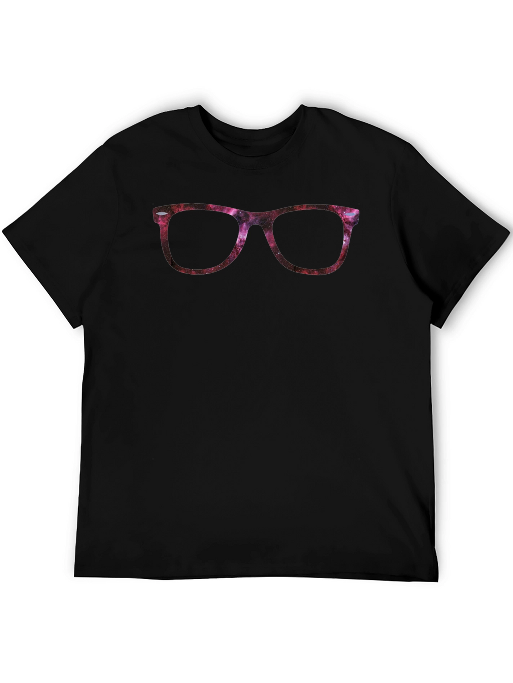 Galaxy Glasses Graphic Tee - Cool Cosmic Design