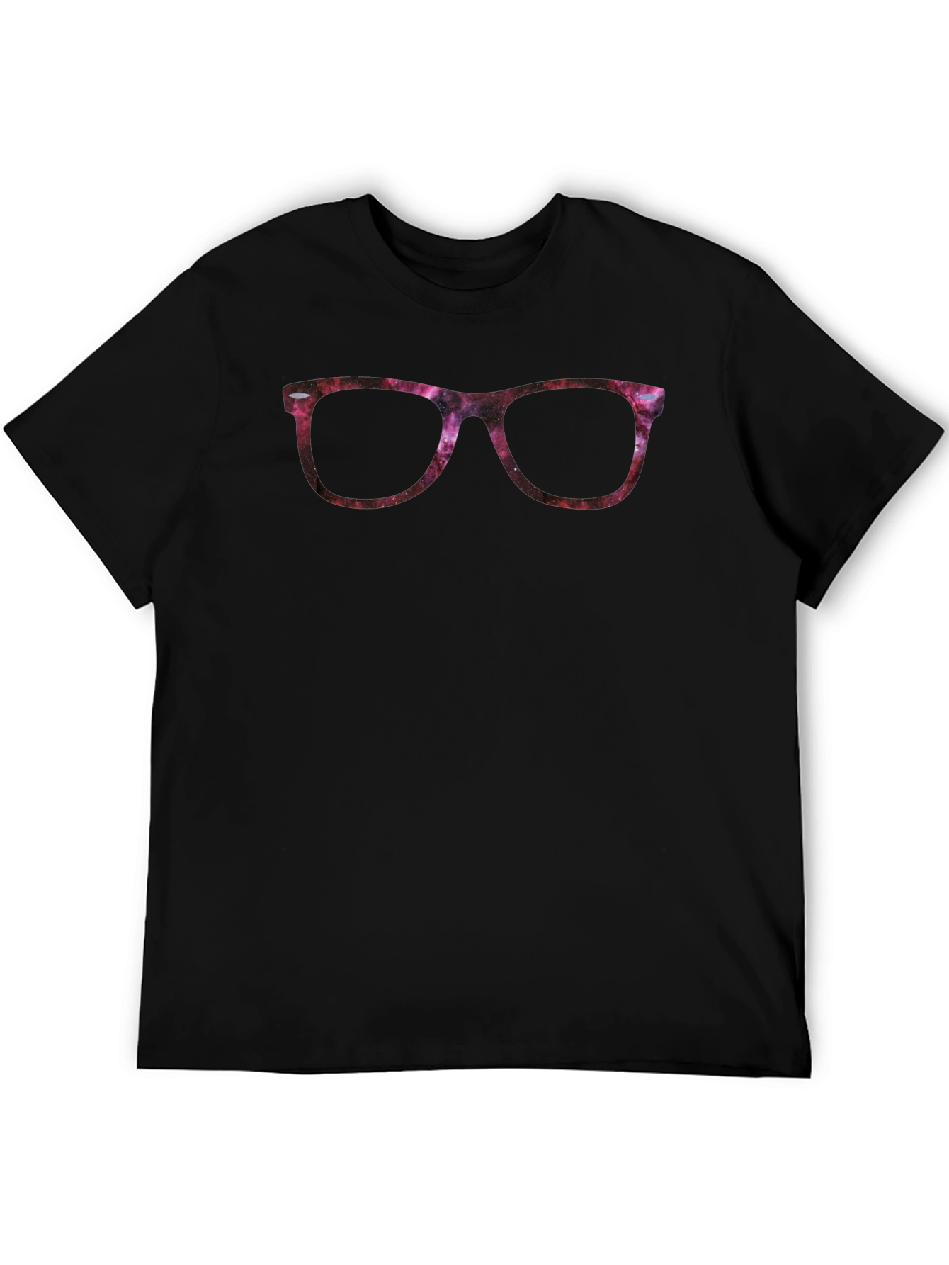 Galaxy Glasses Graphic Tee - Cool Cosmic Design
