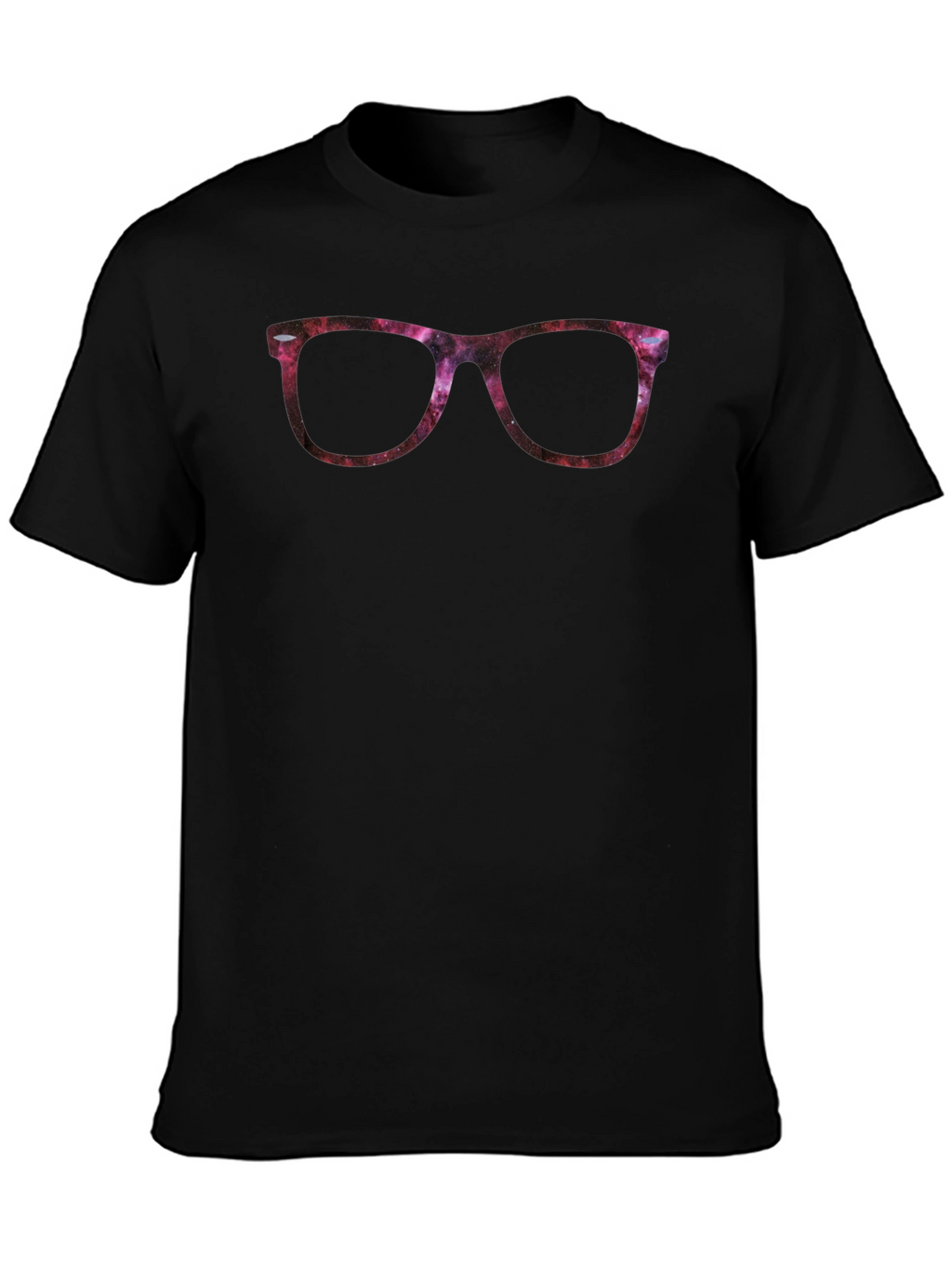 Galaxy Glasses Graphic Tee - Cool Cosmic Design