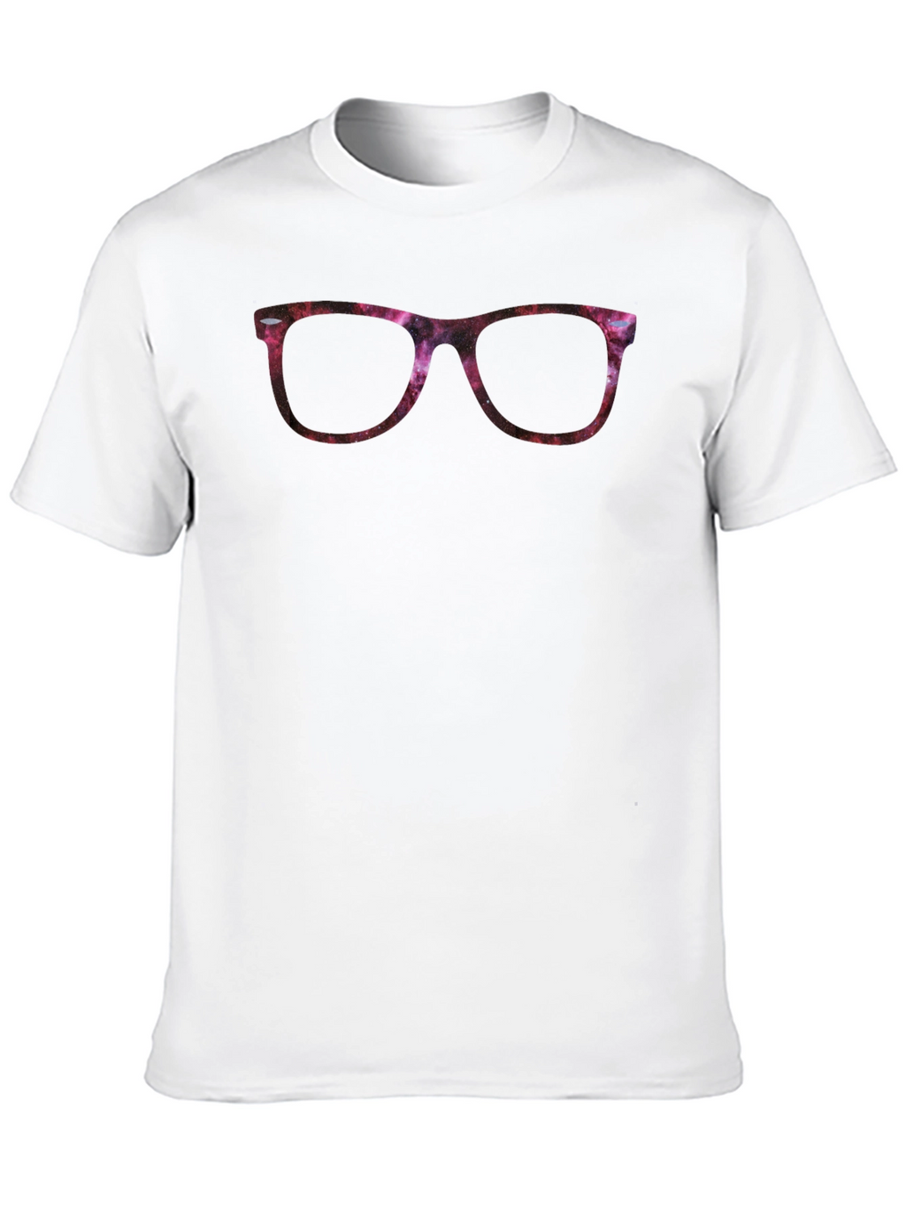 Galaxy Glasses Graphic Tee - Cool Cosmic Design