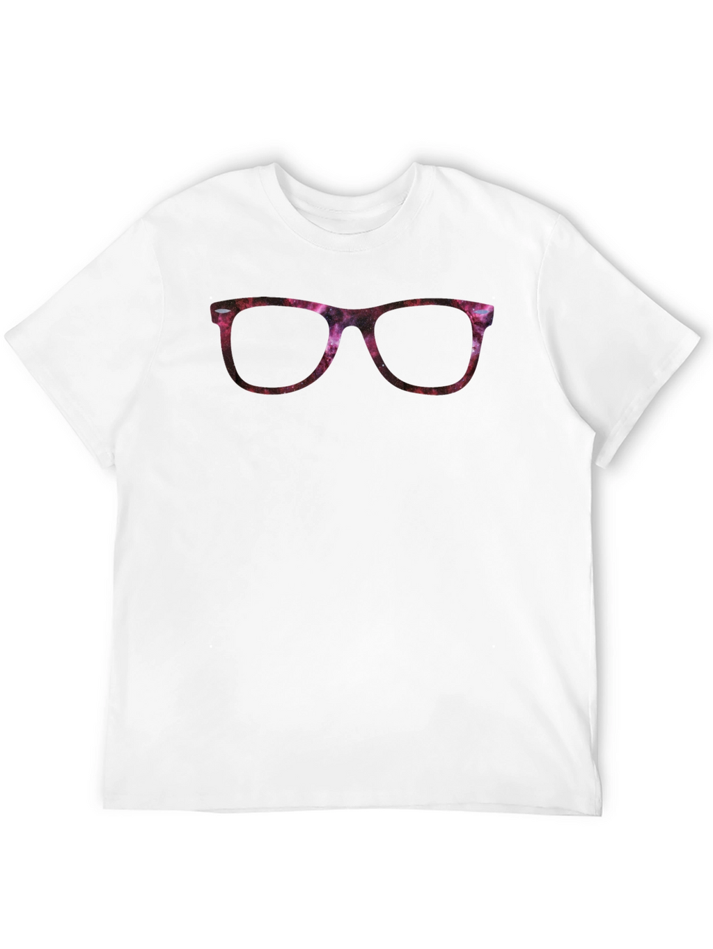 Galaxy Glasses Graphic Tee - Cool Cosmic Design
