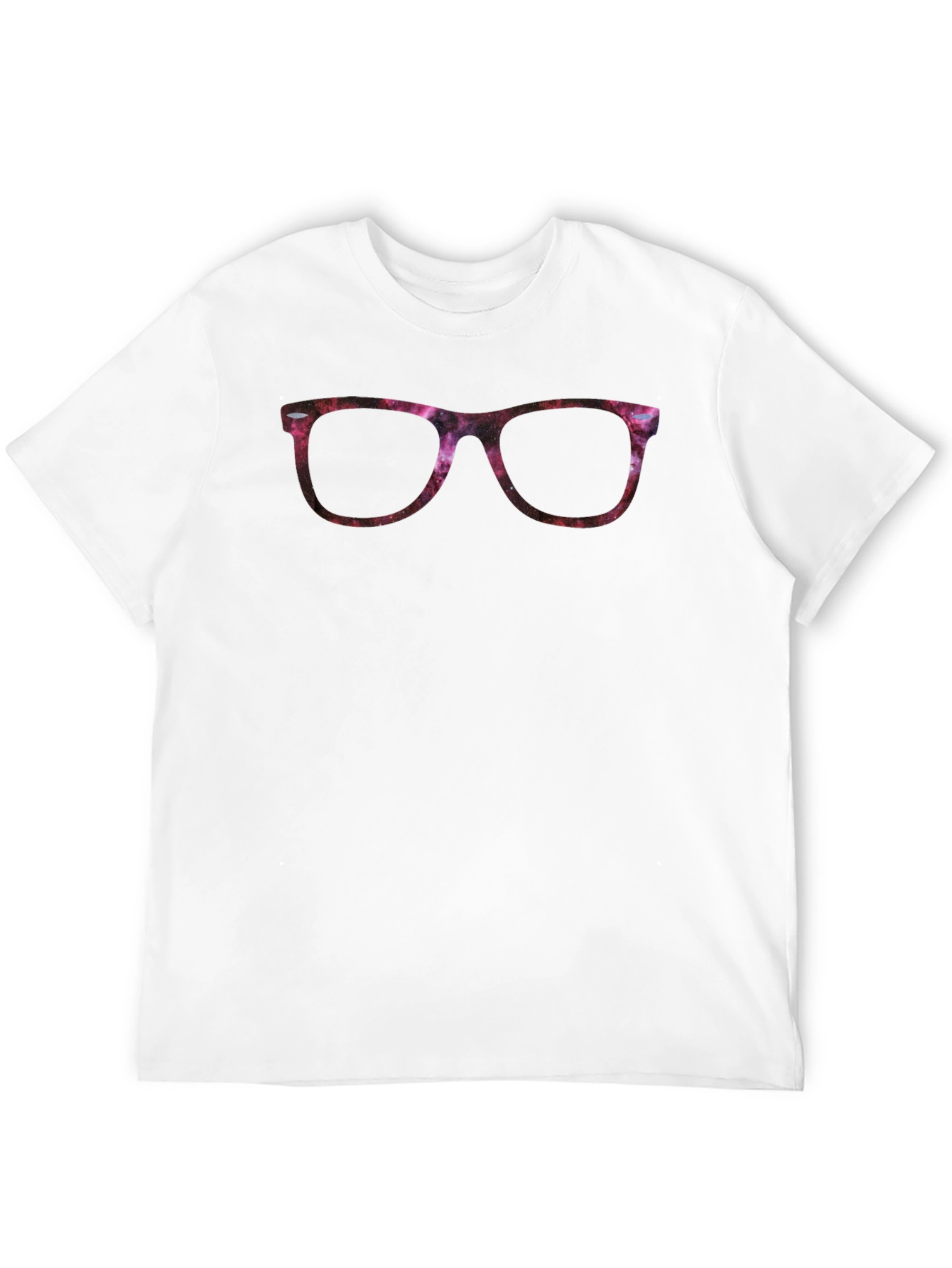 Galaxy Glasses Graphic Tee - Cool Cosmic Design