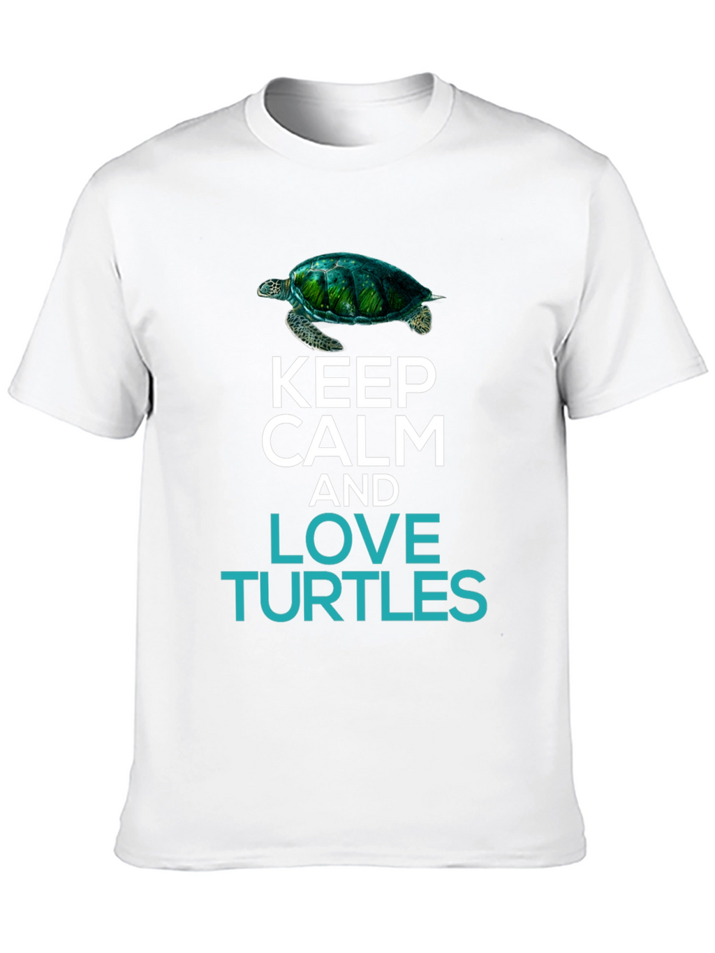 Keep Calm & Love Turtles Graphic T-Shirt
