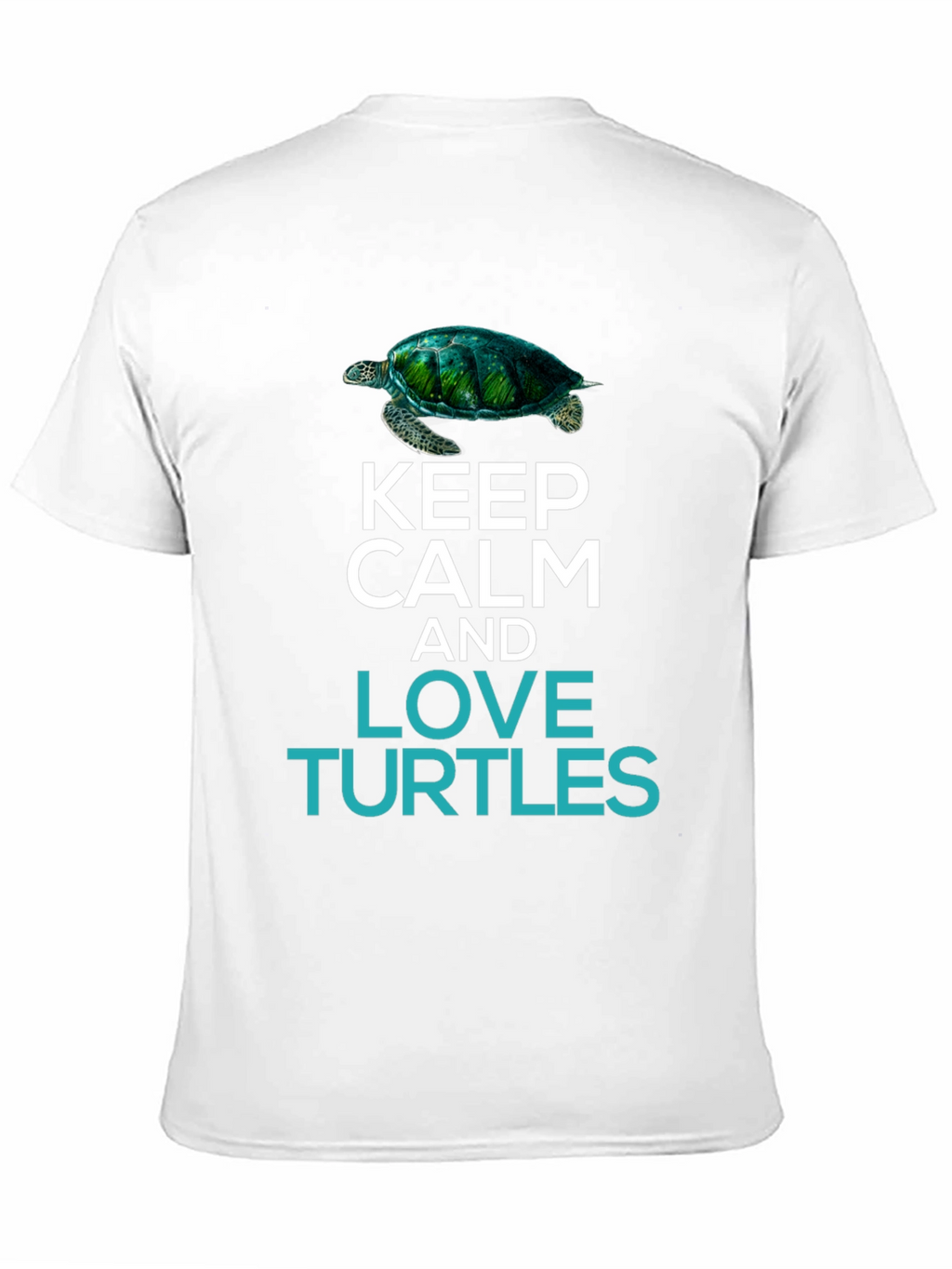 Keep Calm & Love Turtles Graphic T-Shirt