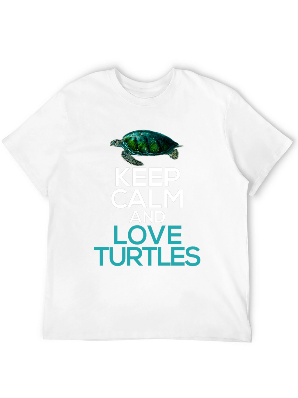 Keep Calm & Love Turtles Graphic T-Shirt