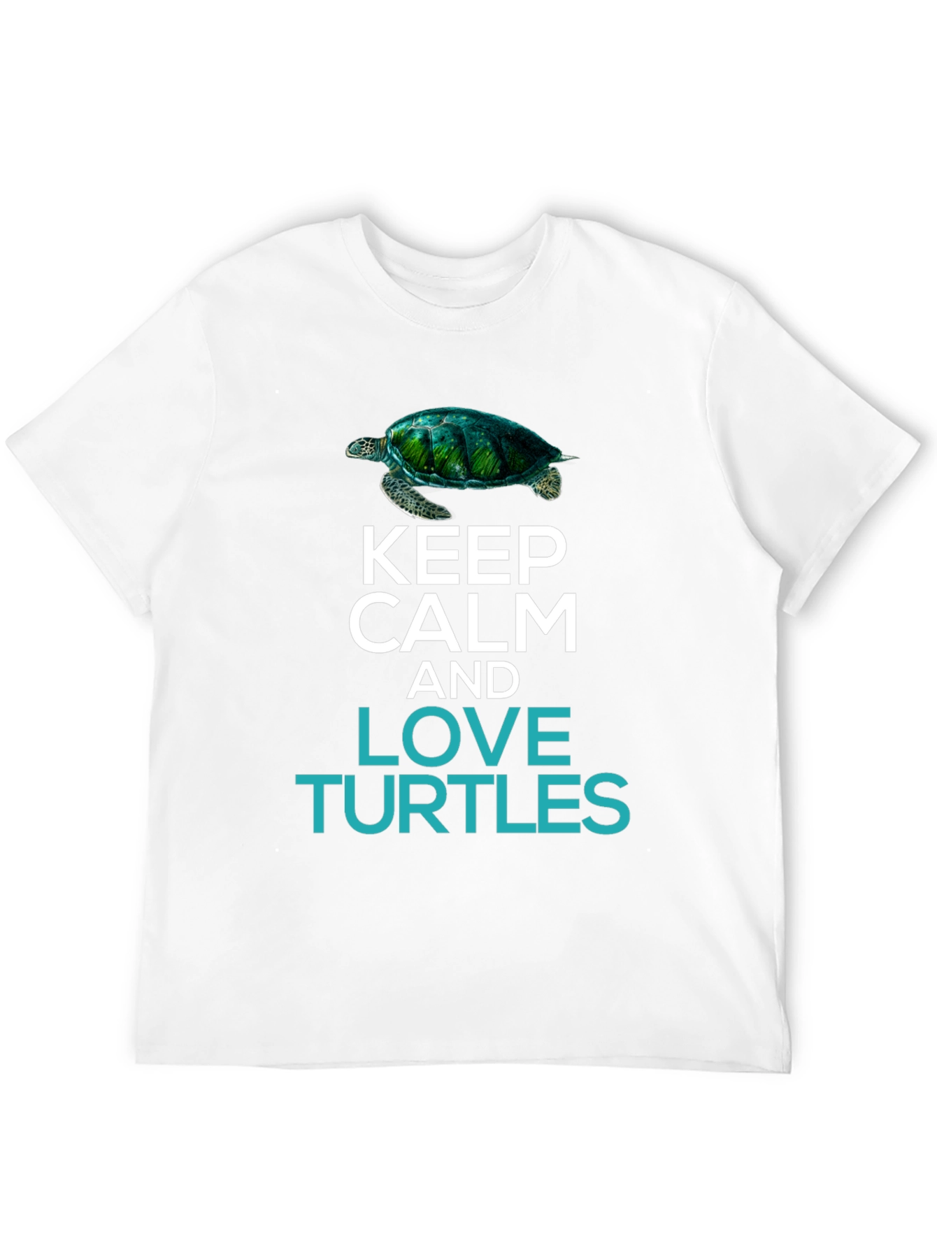 Keep Calm & Love Turtles Graphic T-Shirt