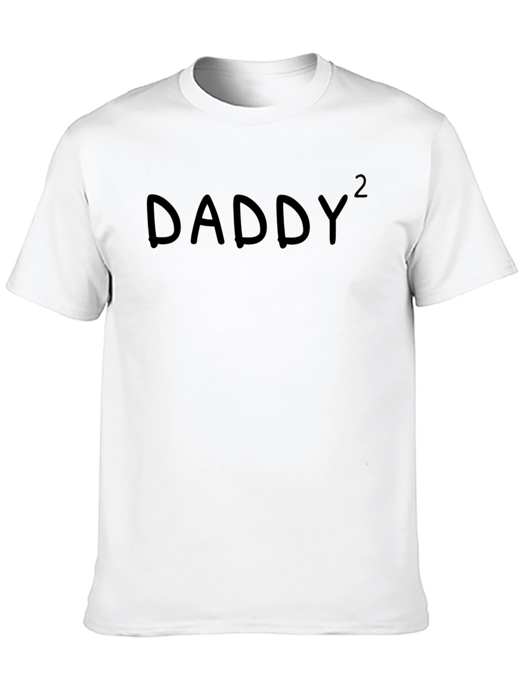 Daddy² Black Graphic Tee - Bold Statement