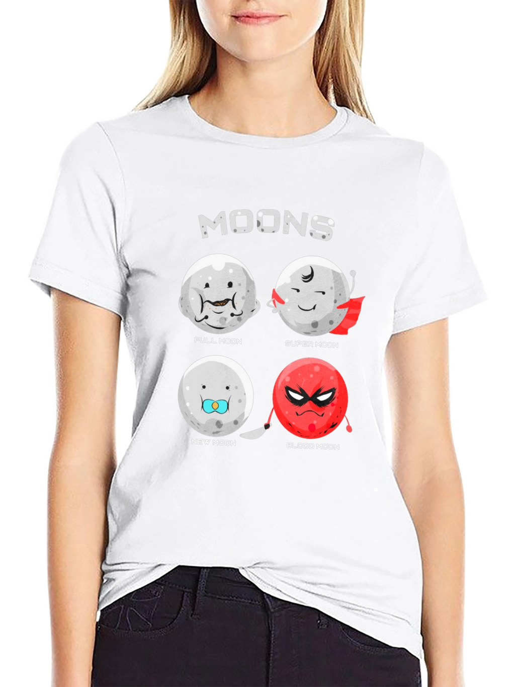 Moons Graphic Novelty T-Shirt
