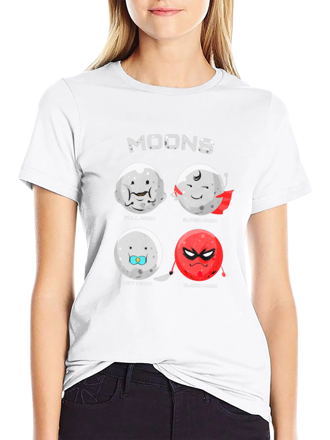 Moons Graphic Novelty T-Shirt