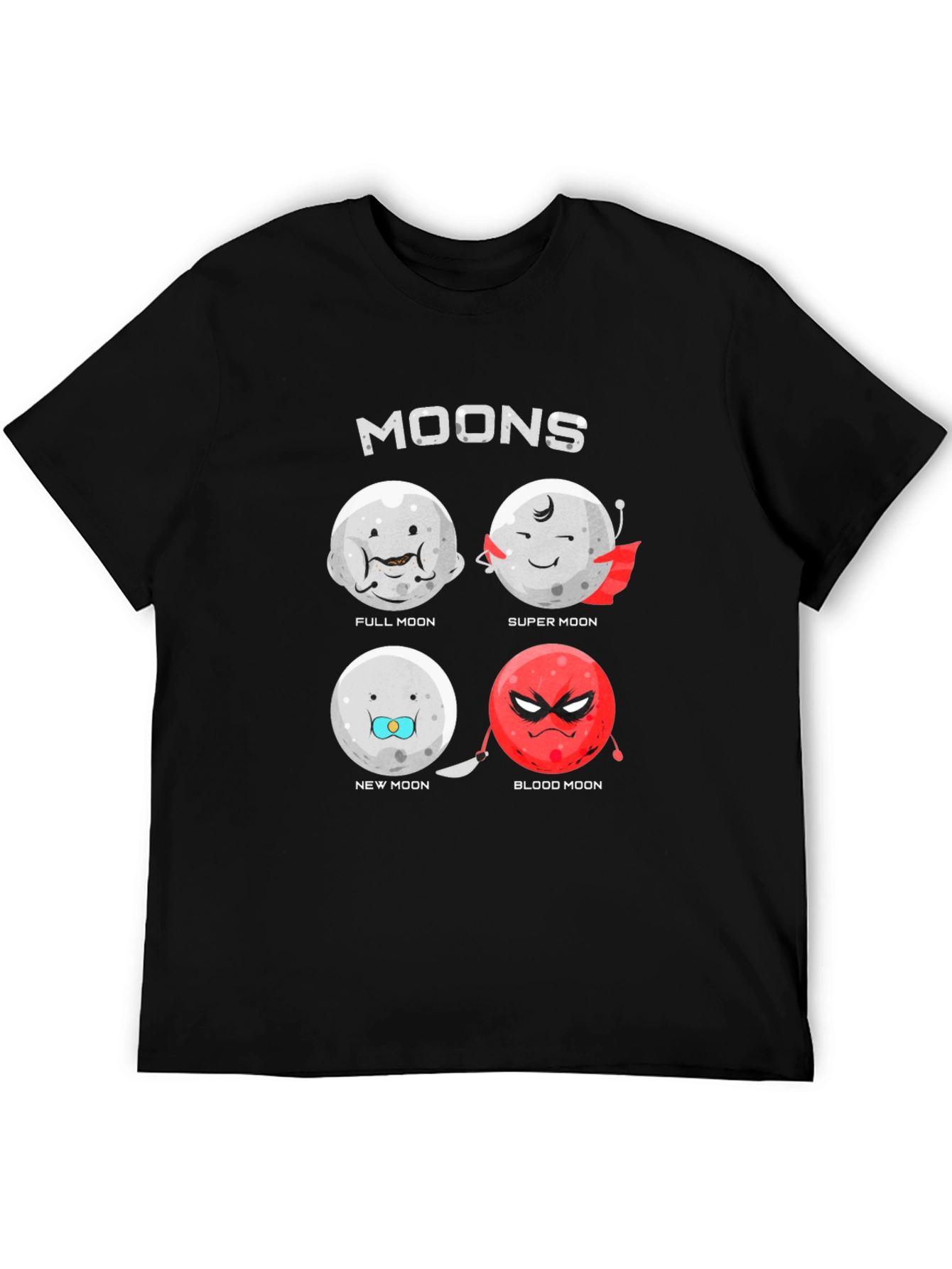 Moons Graphic Novelty T-Shirt