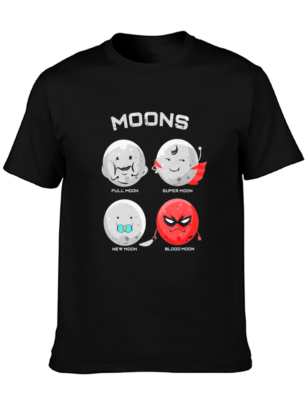 Moons Graphic Novelty T-Shirt