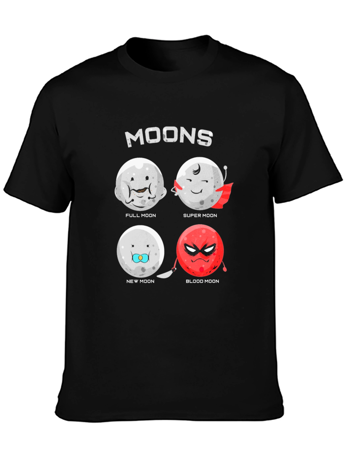 Moons Graphic Novelty T-Shirt
