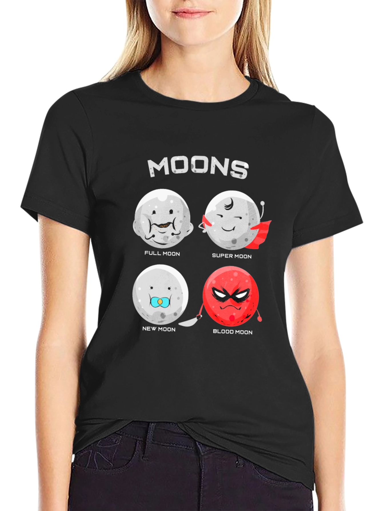 Moons Graphic Novelty T-Shirt