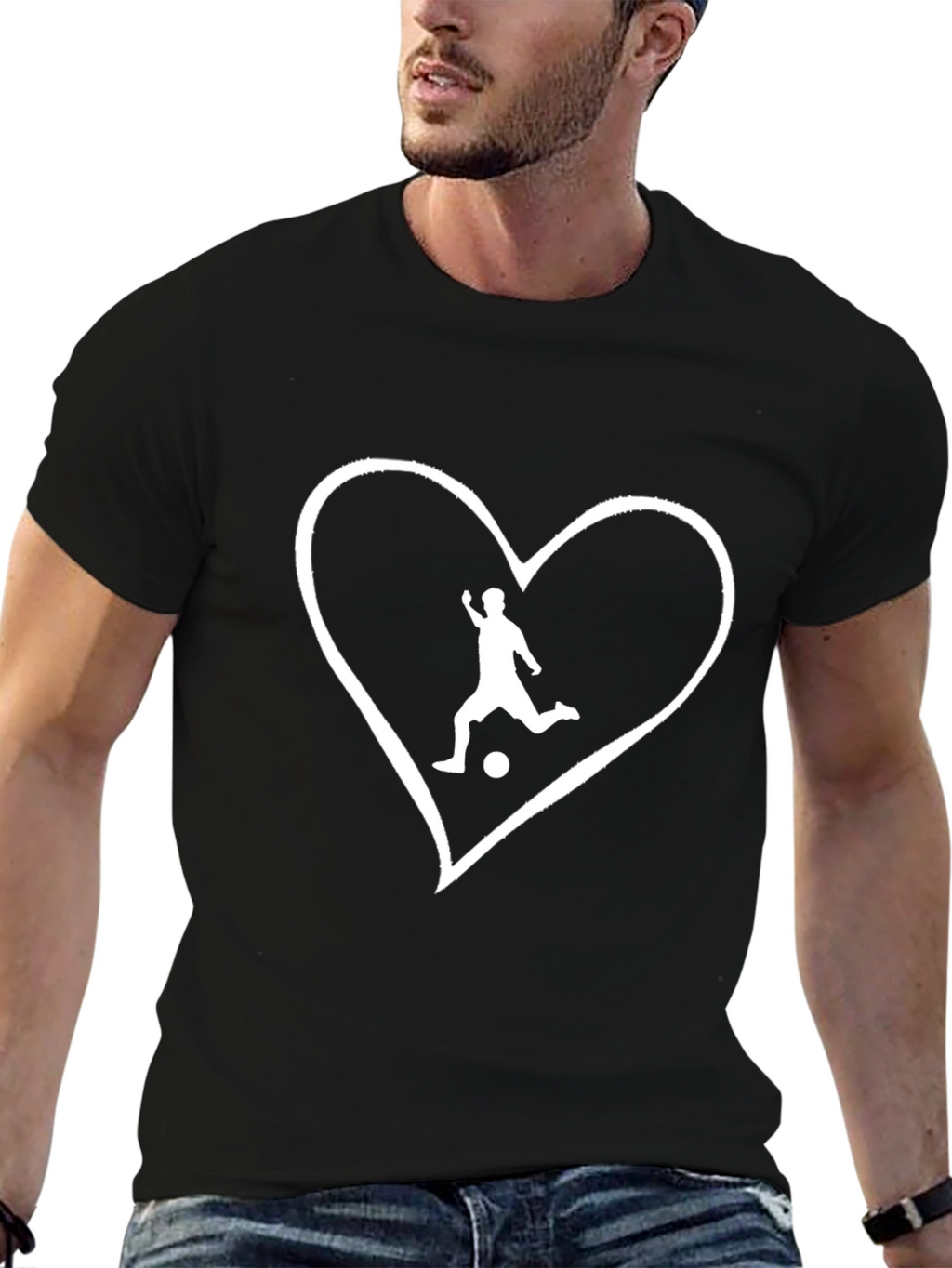 Soccer Love Graphic T-Shirt
