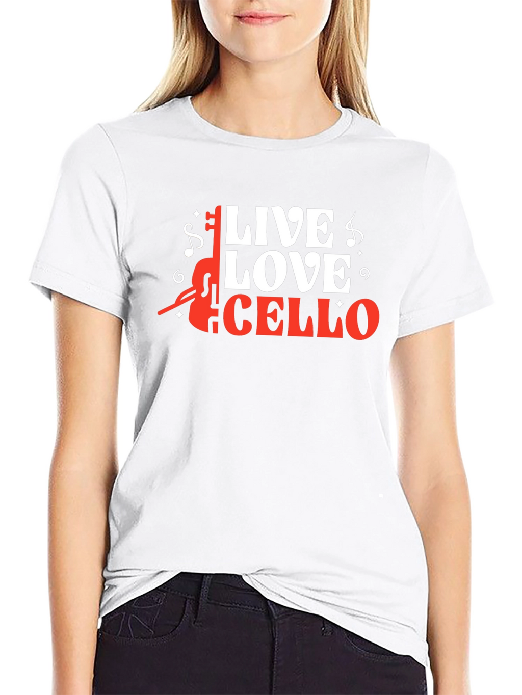 Live Love Cello Graphic Tee