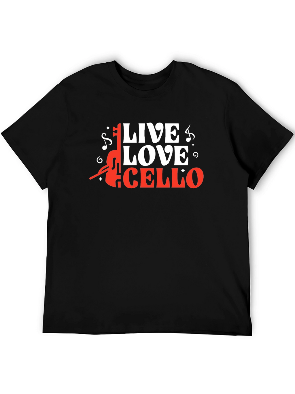 Live Love Cello Graphic Tee