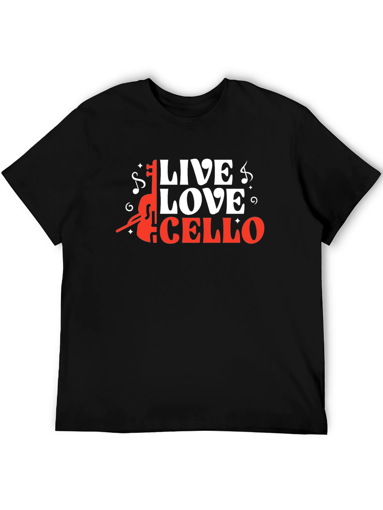 Live Love Cello Graphic Tee