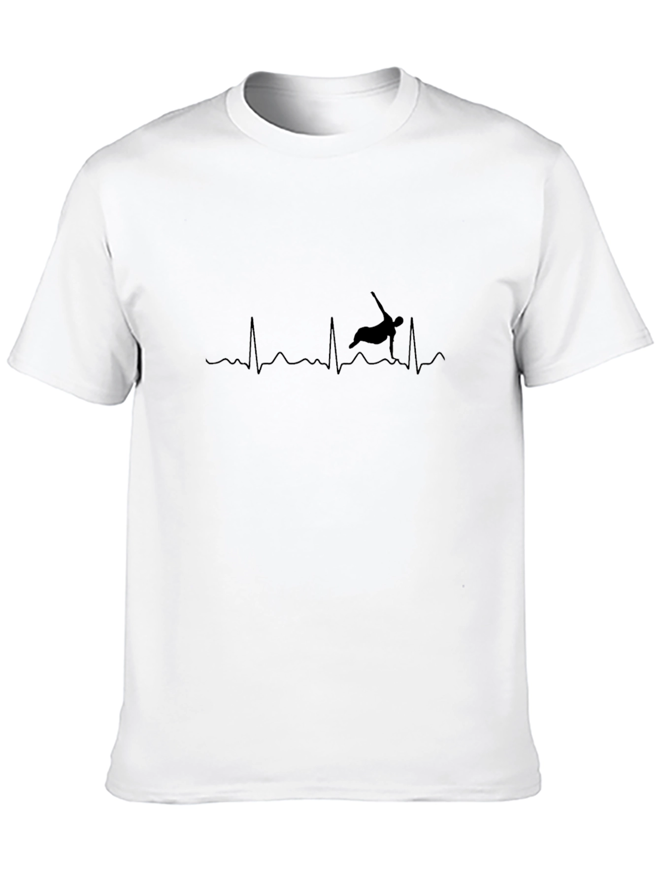 Black Heartbeat Wrestling T-Shirt