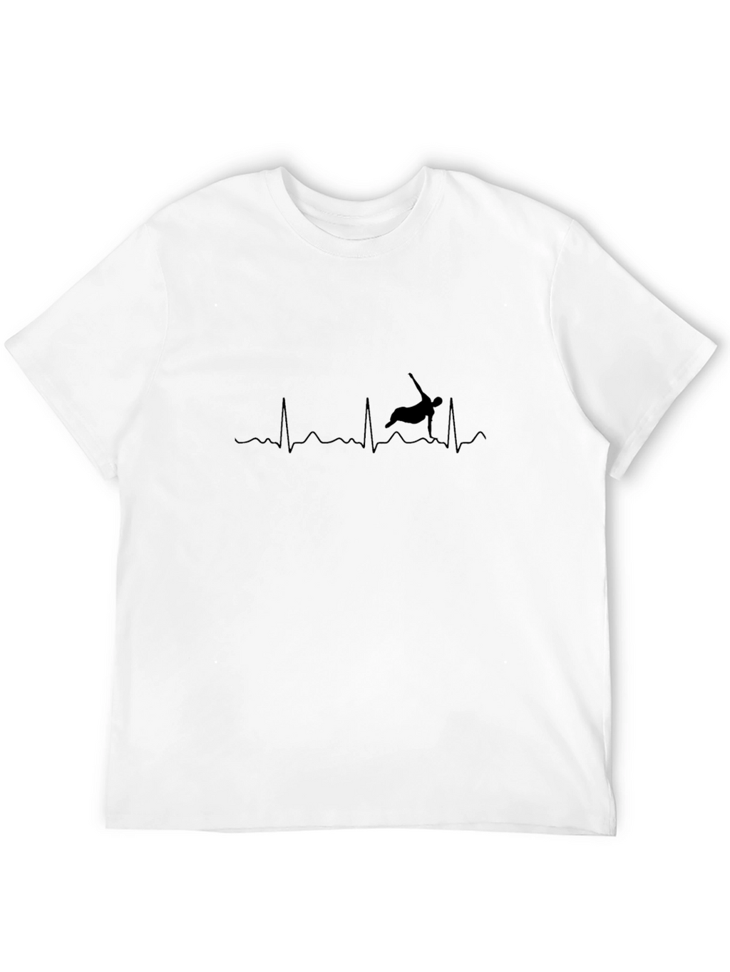 Black Heartbeat Wrestling T-Shirt