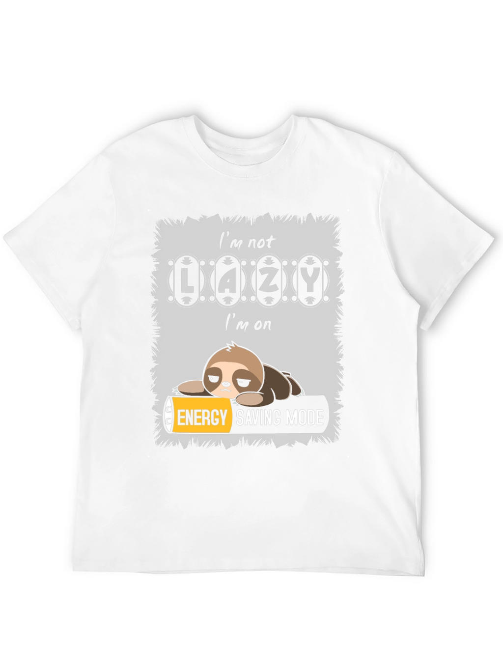 Lazy Sloth Energy Saving Mode T-Shirt