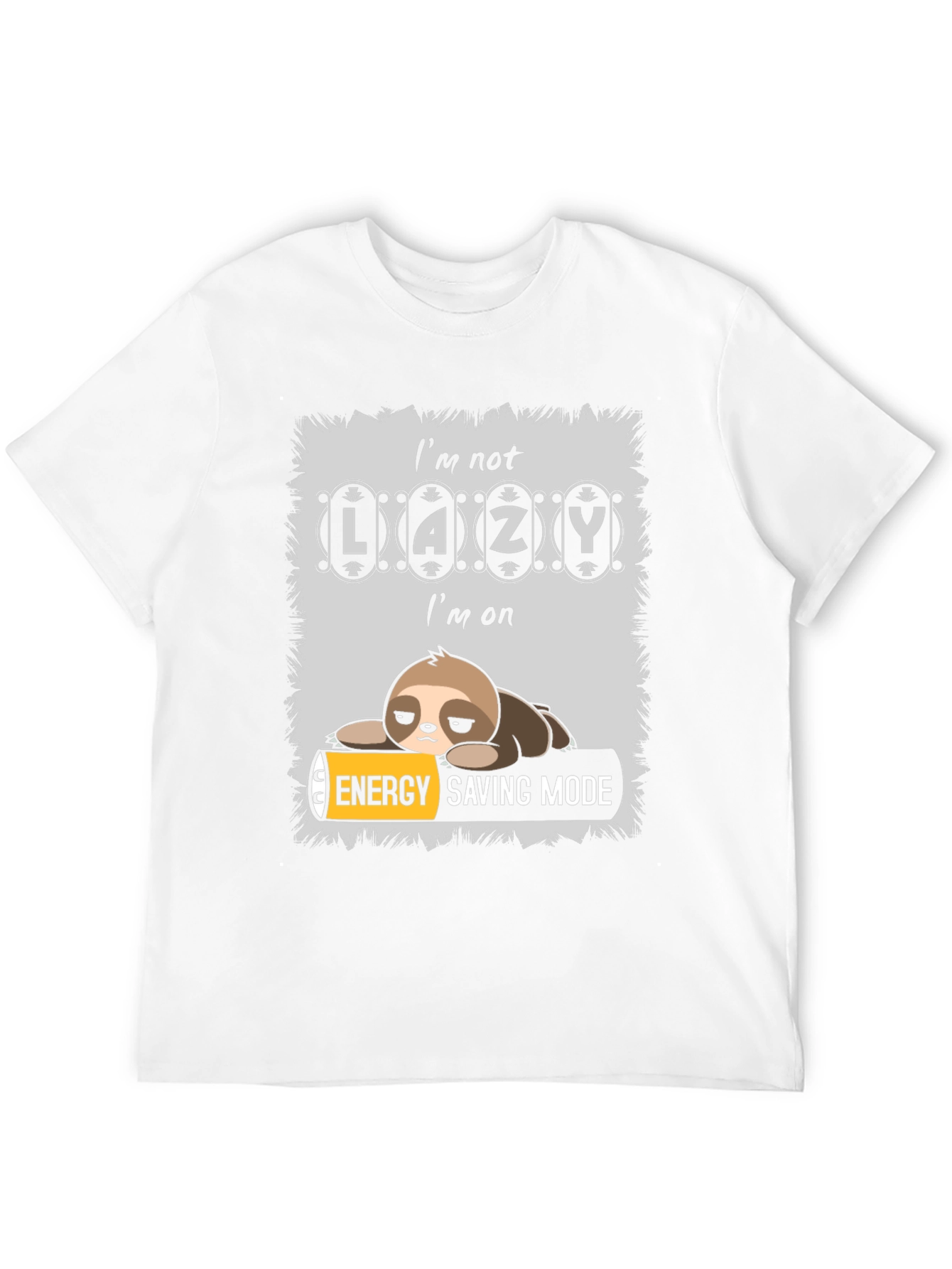 Lazy Sloth Energy Saving Mode T-Shirt