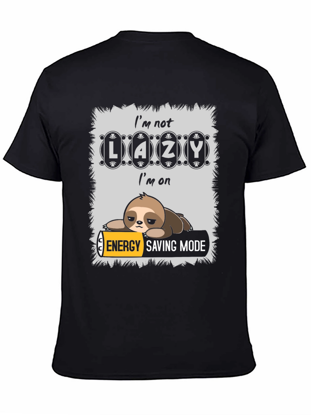 Lazy Sloth Energy Saving Mode T-Shirt