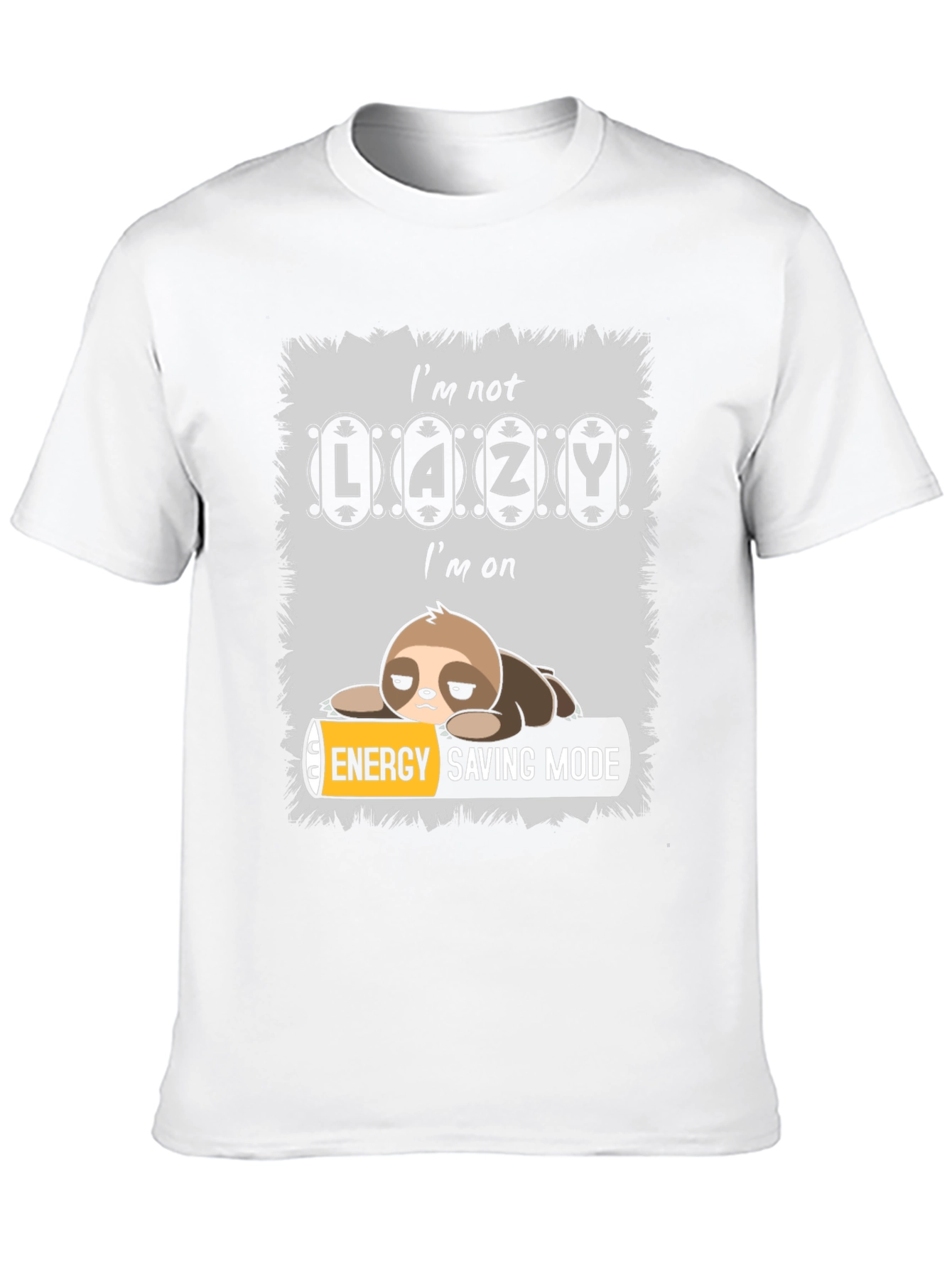 Lazy Sloth Energy Saving Mode T-Shirt