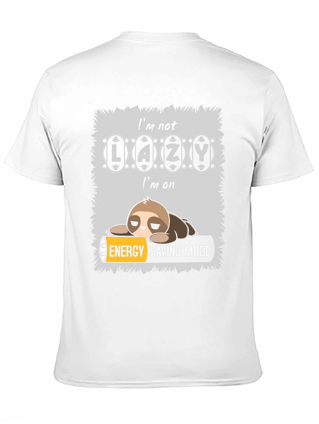 Lazy Sloth Energy Saving Mode T-Shirt