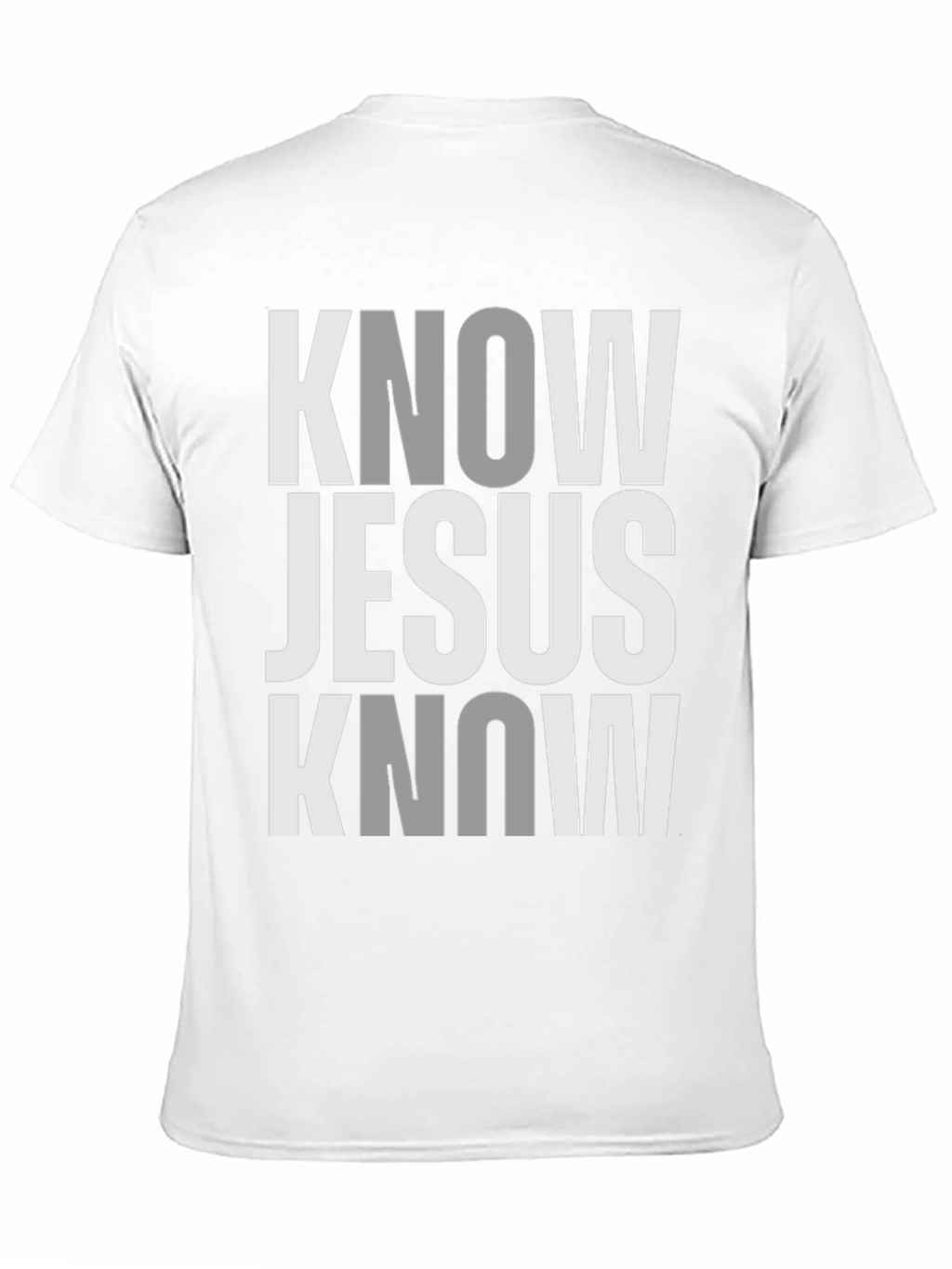 Know Jesus Know Peace - Black Graphic T-Shirt