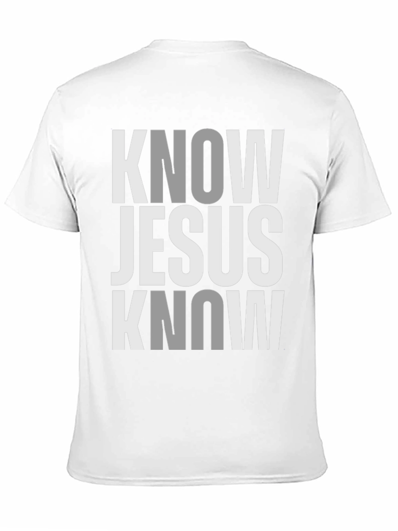 Know Jesus Know Peace - Black Graphic T-Shirt
