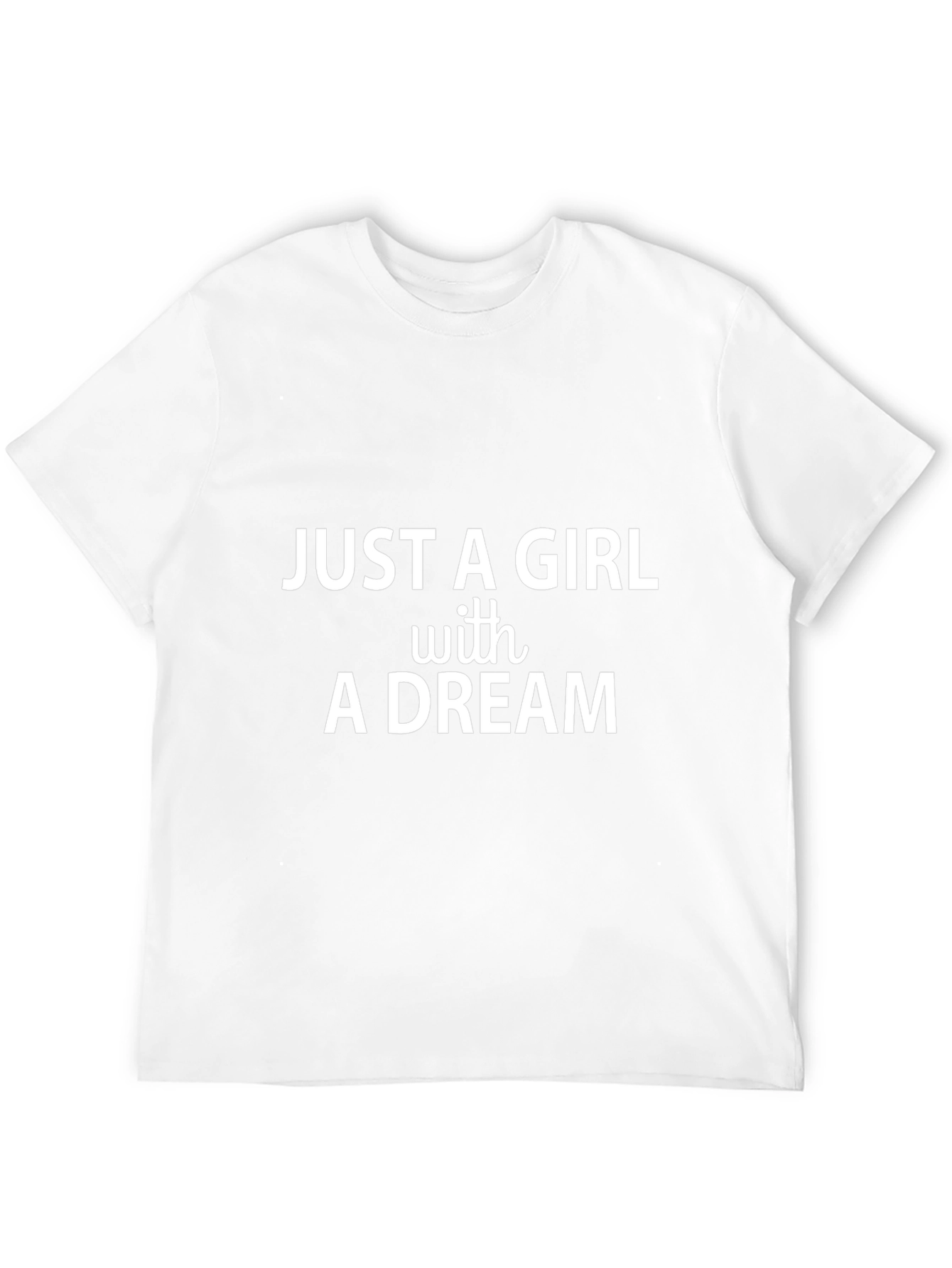 Just A Girl with A Dream Black Graphic Tee