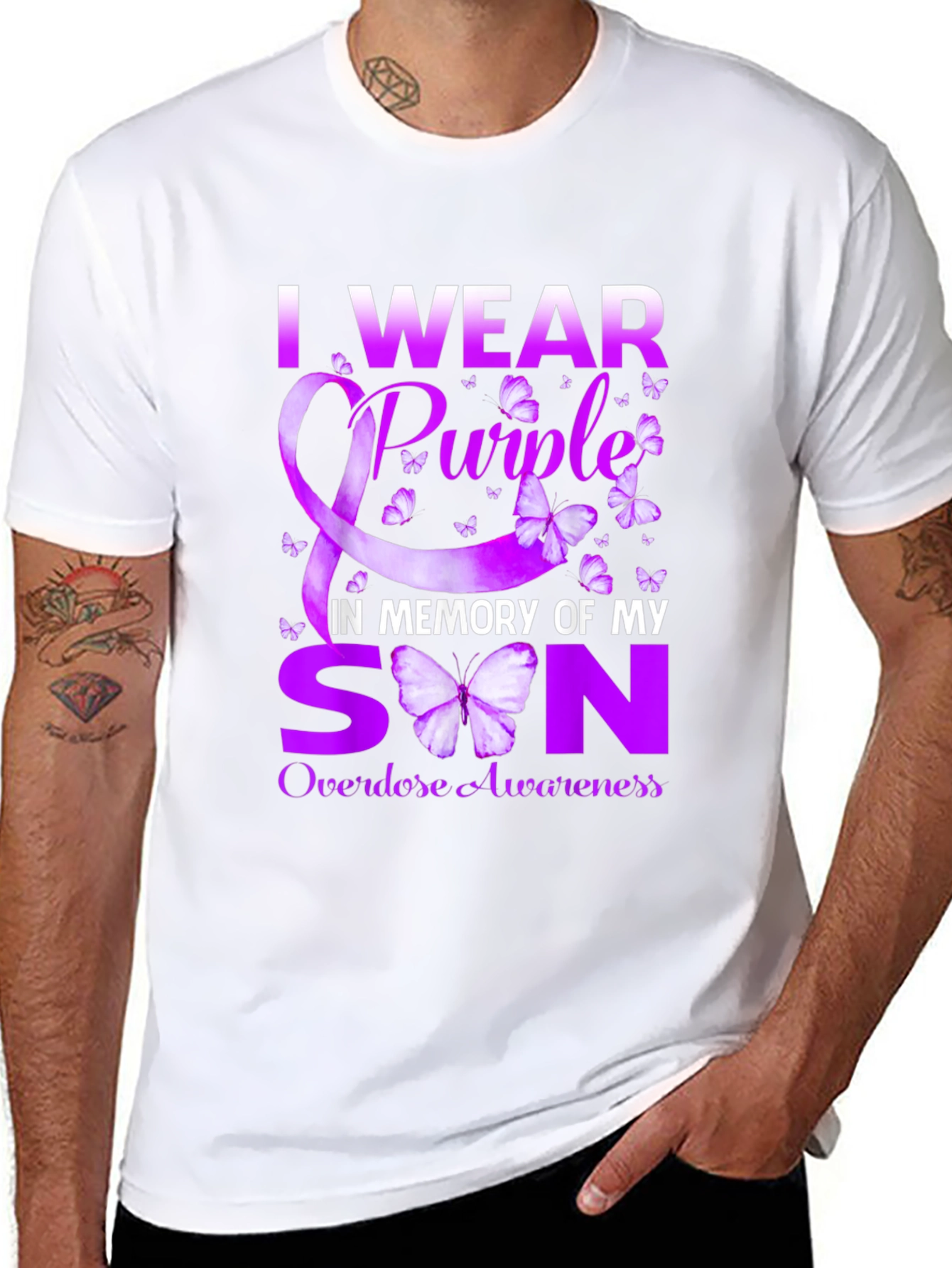 Purple Overdose Awareness T-Shirt